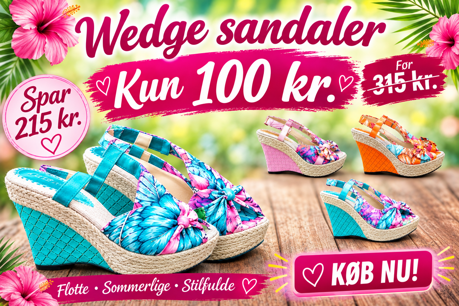 Udsalg på sko